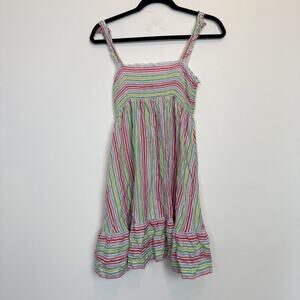 Vintage 90s y2k Victorias Secret 100% silk smocked babydoll slip dress XS summer